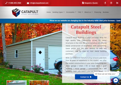 Catapult Steel Buildings (Old Site)