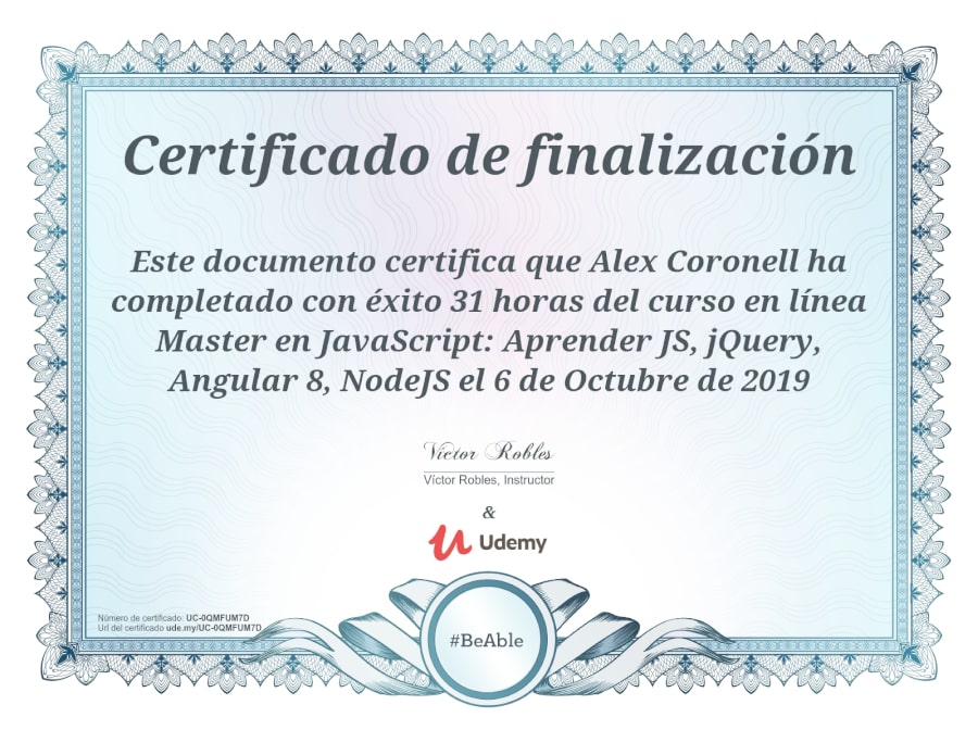 Master in Javascript - Learn JS, jQuery, Angular 8, NodeJS