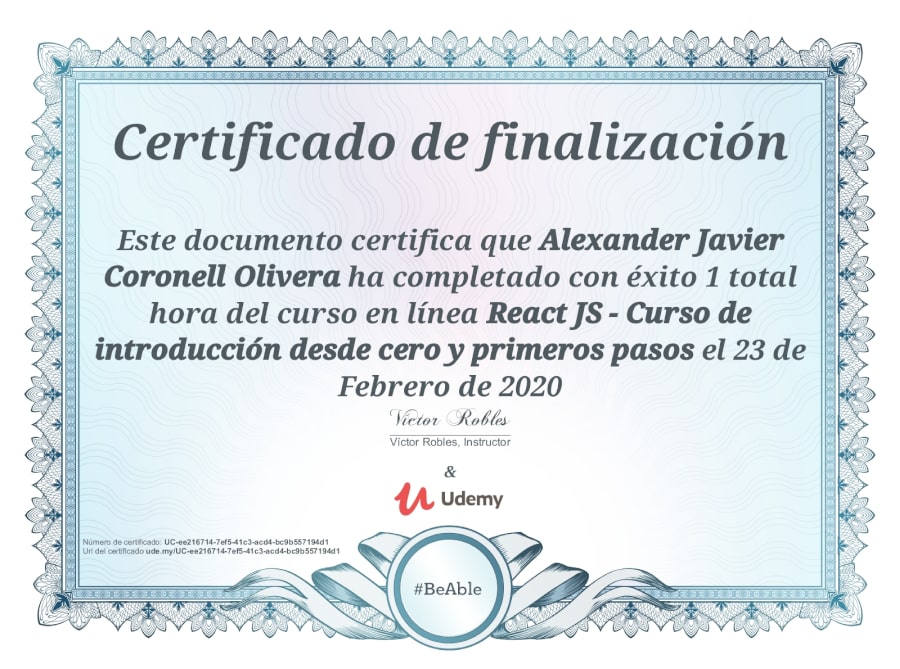 ReactJS - Introduction course from zero and first steps