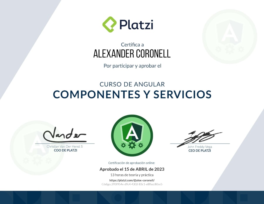 Angular Course - Components y Services