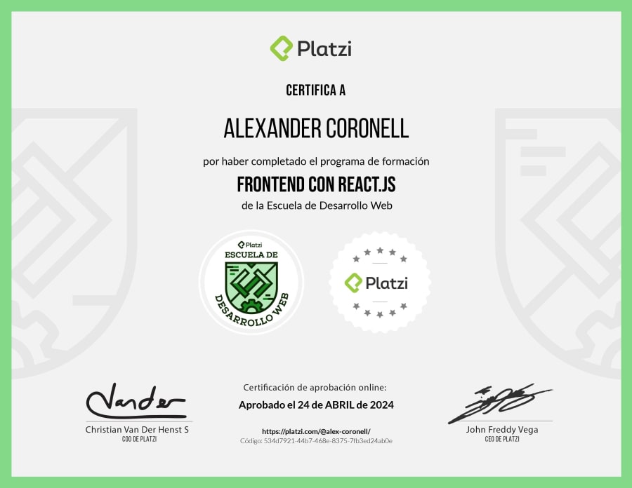 Frontend with React.JS