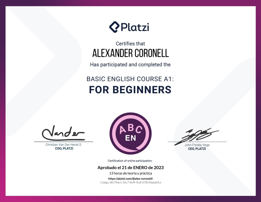 Basic English Course A1 - For Beginners