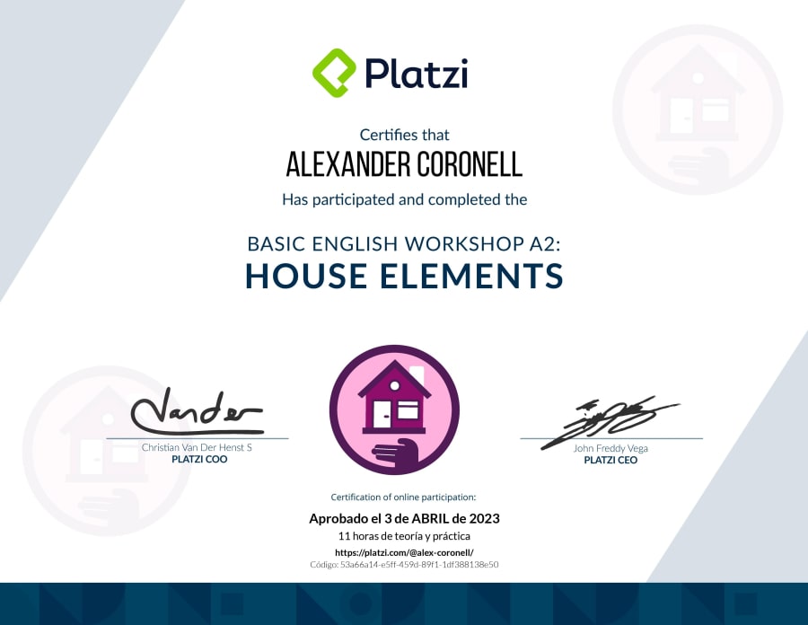 Basic English Workshop A2 - House Elements