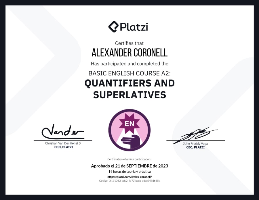 Basic English Course A2 - Quantifiers and Superlatives