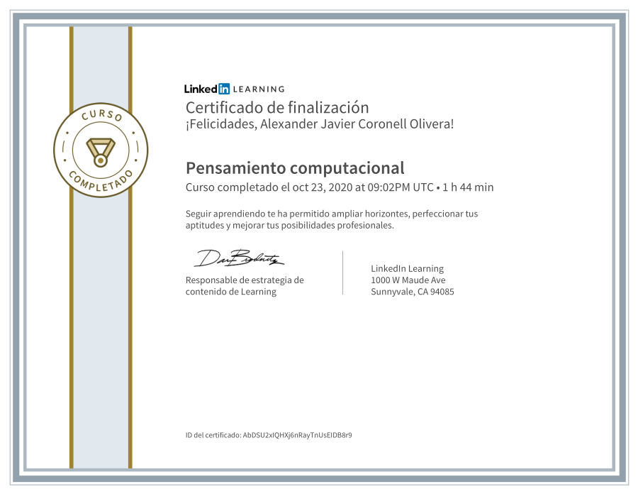 Computational thinking