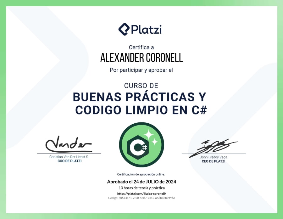 Good practices and clean code in C#