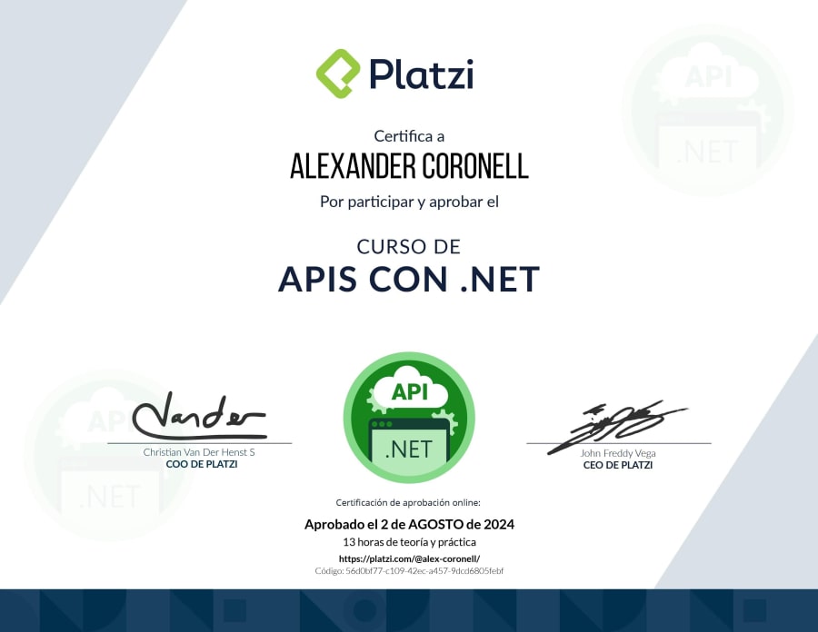 APIS with .NET