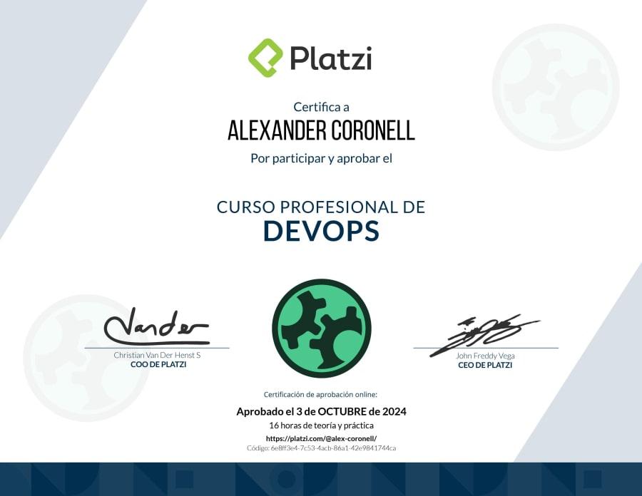 Professional Devops course