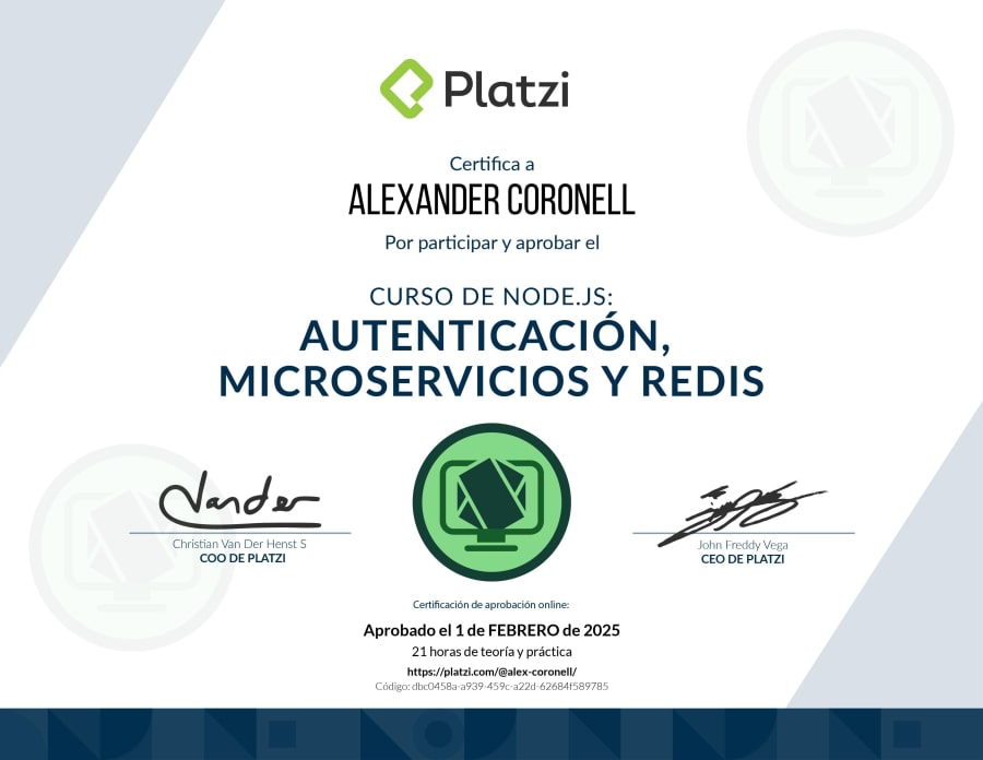NodeJS Course - Authentication, Microservices and Redis