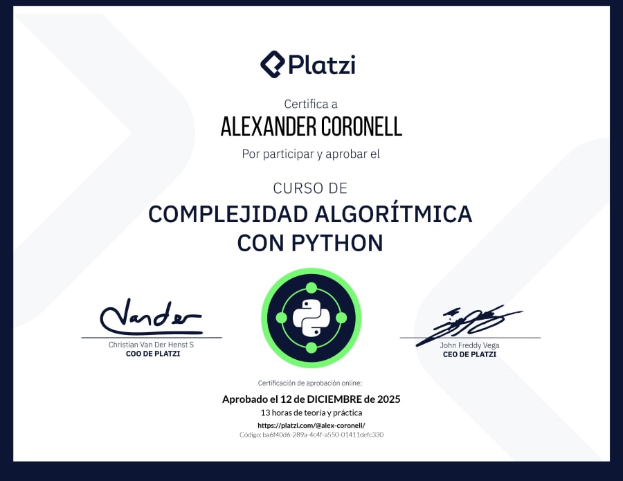 Algorithmic Complexity with Python