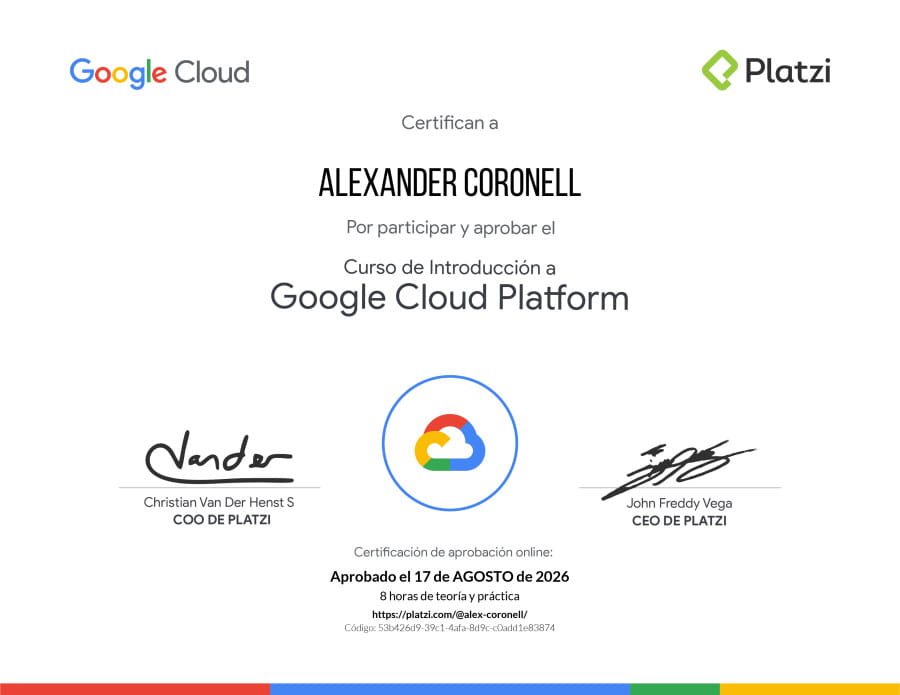 Introduction to Google Cloud Platform Course